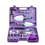 GreenHaven 8-Piece Garden Tool Set – Ergonomic, Stainless Steel, Storage Case 🌸🛠️
