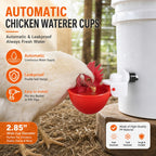 35& 50 pcs Automatic Poultry Waterer Cups – Gravity-Fed, Leak-Proof 🐔💧