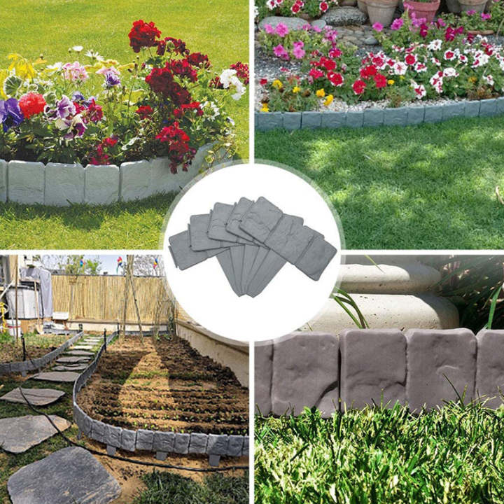 Imitation Stone Garden Edging – Flexible & Tool-Free 🌿🪨