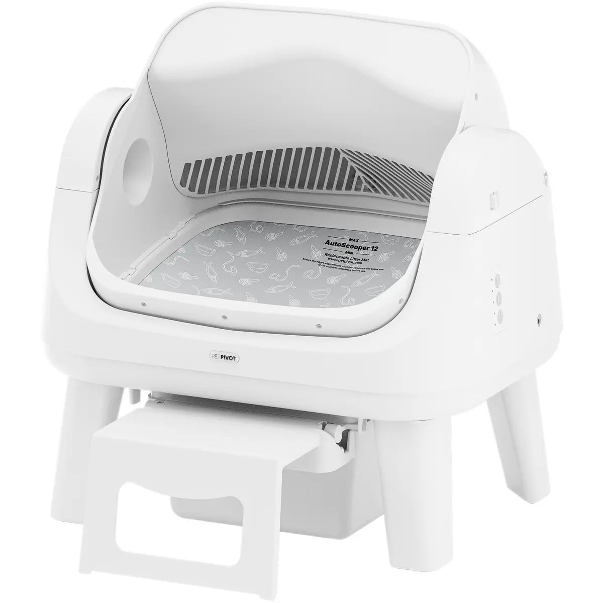 🐱Cat Gift🐱PetPivot AutoScooper 12 Lite Open Top Self Cleaning Cat Litter Box