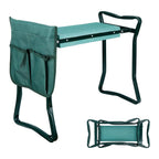Garden Kneeler & Seat – EVA Foam Pad, Steel Frame, Tool Bags Included 🪴