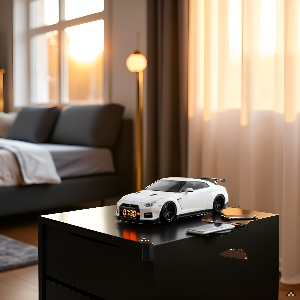 🚗⏰️Sports Car Alarm Clock with LED Display & Realistic Light Effects