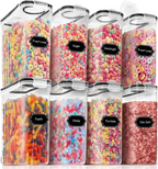 30-Pack Airtight Pantry Containers – Stackable Food Storage Set 🥫🗂️