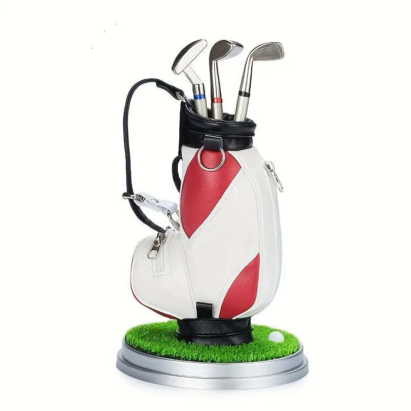 Golf Pen Holder with 3 Pens – Unique Office Desk Decor ⛳✒️