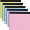 11″×9.5″ Wide Legal Pads – Landscape, 5 Colors, Perforated 📝🌈
