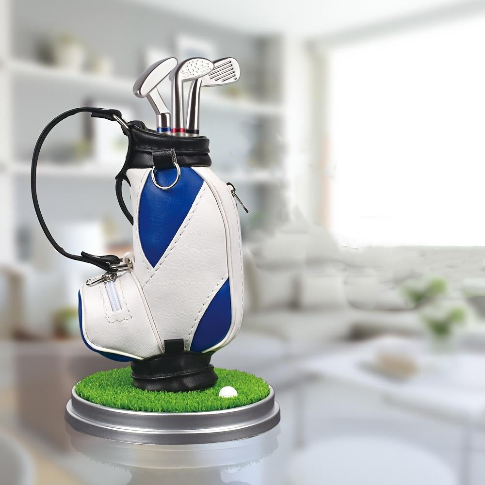Golf Pen Holder with 3 Pens – Unique Office Desk Decor ⛳✒️