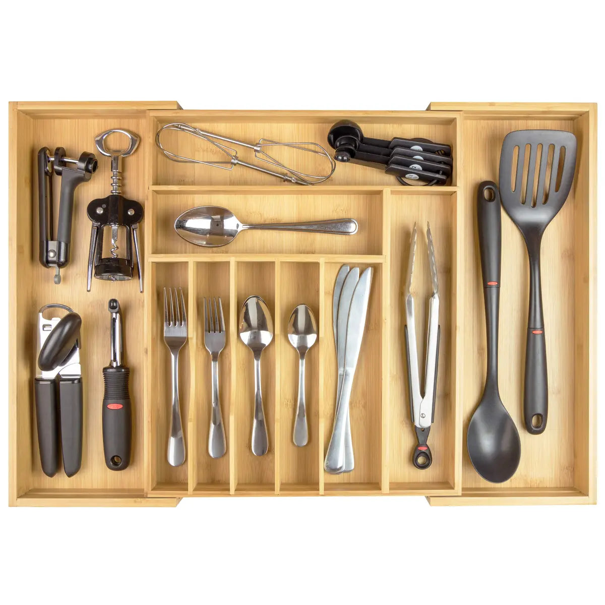 Drawer Organizer for Kitchen, Bathroom & Office – Silverware, Utensil, Makeup & Desk Storage Trays