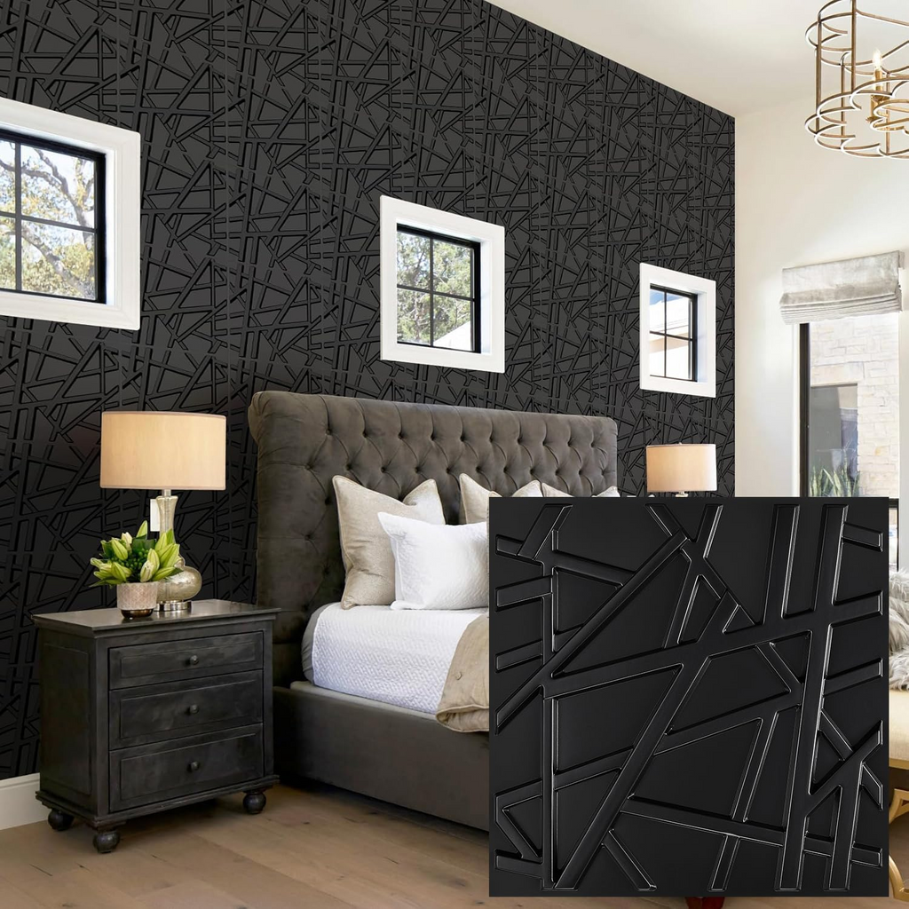 3D PVC Wall Panels – Diamond Texture Peel &Stick Tiles  ✨🧱