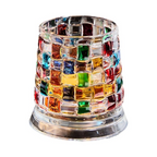 Rotating Crystal Whiskey Glass – Hand-Painted Star Base 🥃✨