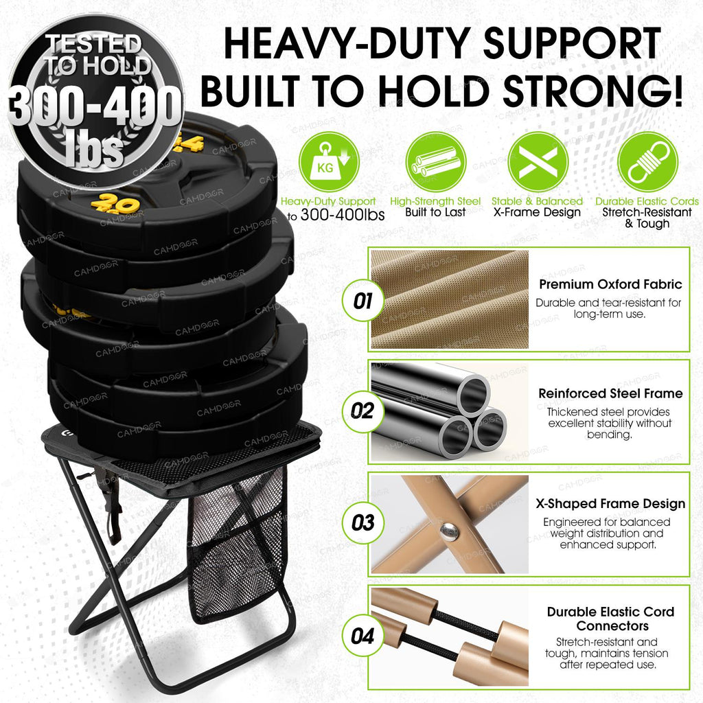 🔥⛰️[Summer Special Offer]Camdoor Ultra-Light Foldable Stool