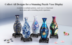 3D Puzzle Vase – Build-It-Yourself Acrylic Flower Vase 🧩🏺