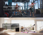 🧘‍♂️💪Adjustable Pilates Bar Kit with Resistance Bands – Full Body Home Workout Equipment
