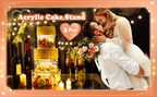 Set of 3 Acrylic Cake Stands – Stackable &Fillable 🍰✨