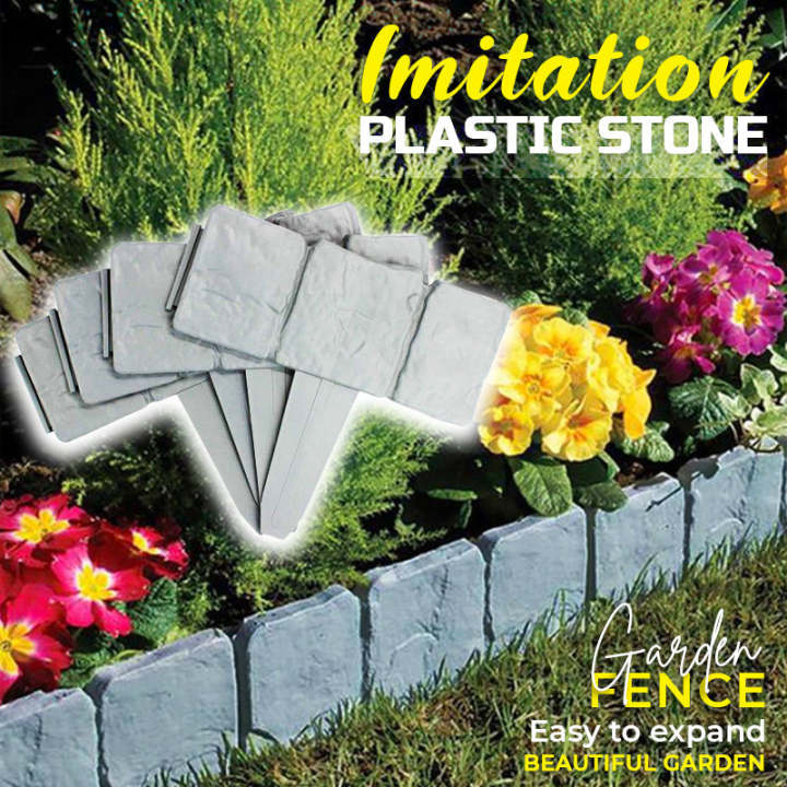 Imitation Stone Garden Edging – Flexible & Tool-Free 🌿🪨