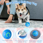 Smart Rolling Dog Ball – USB‑C Rechargeable Interactive Toy 🐶⚡