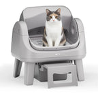 🐱Cat Gift🐱PetPivot AutoScooper 12 Lite Open Top Self Cleaning Cat Litter Box