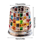 Rotating Crystal Whiskey Glass – Hand-Painted Star Base 🥃✨