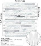 Peel &Stick Backsplash Tiles – Waterproof, 20‑Piece Kit 🧱✨