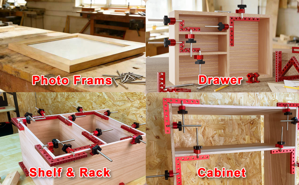 90° Corner Clamp Set – Aluminum Alloy Right Angle Clamps 📐🔩