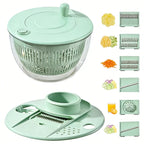 Salad Spinner & Chopper – Wash, Spin, Slice &Serve in One Bowl 🥗✨