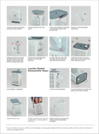 Laundry Basket with Wheels & Lid – Ventilated, Odor-Resistant, Portable Storage