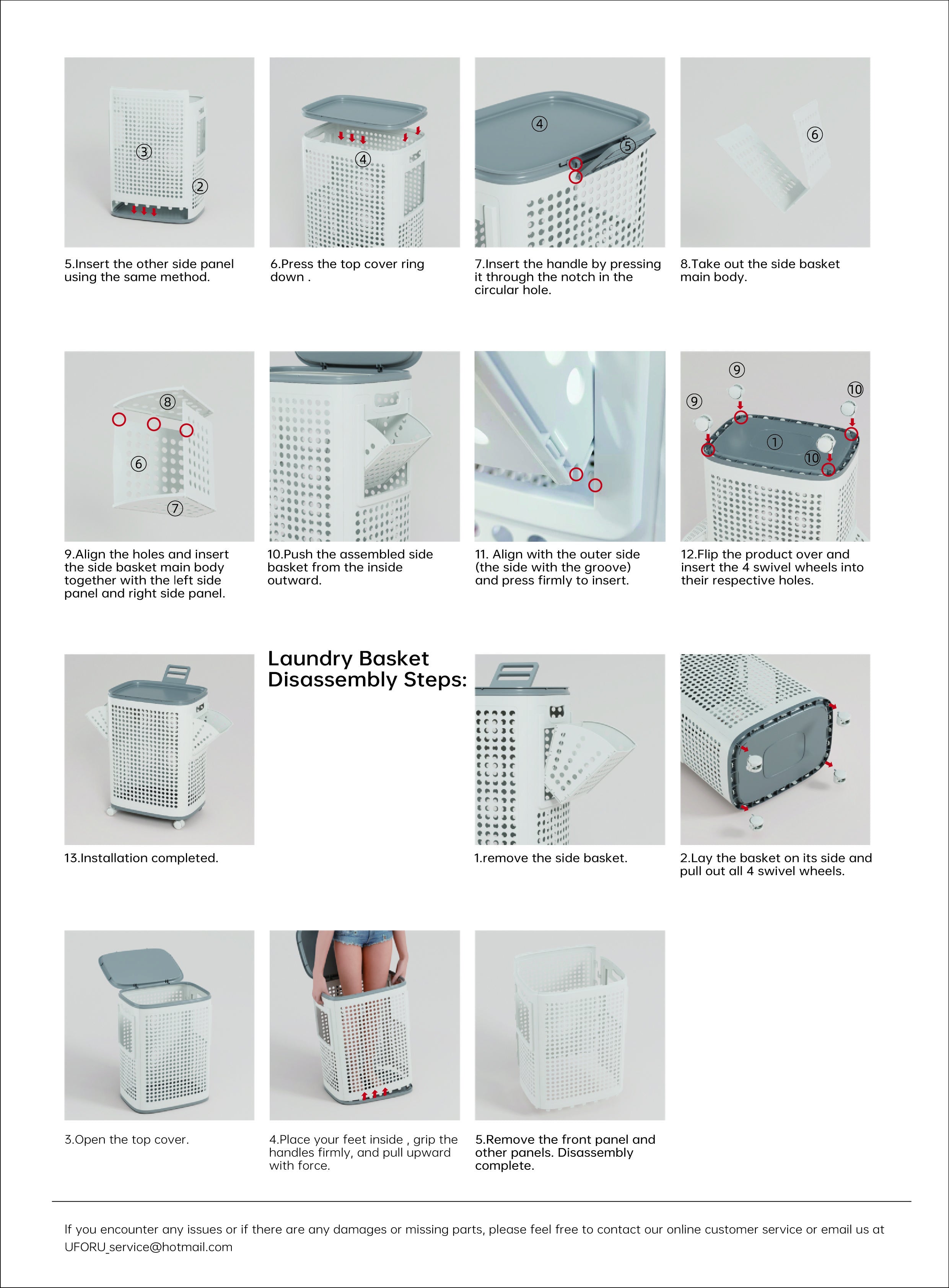 Laundry Basket with Wheels & Lid – Ventilated, Odor-Resistant, Portable Storage