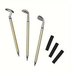 Golf Pen Holder with 3 Pens – Unique Office Desk Decor ⛳✒️