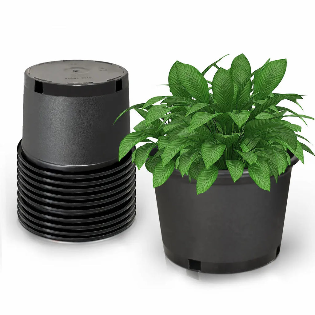 Injection-Molded Nursery Pots – Durable &Weatherproof 🪴⚫