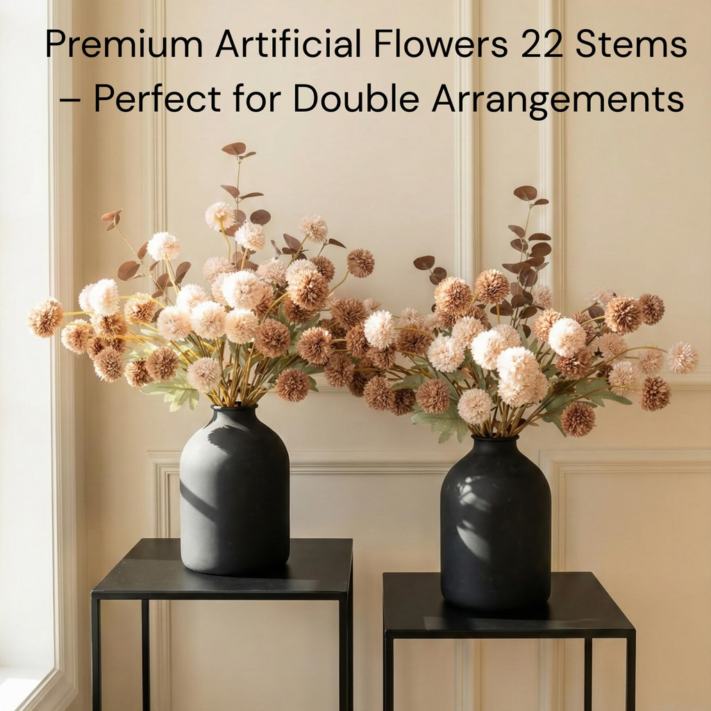 Real-Touch Silk Mum Stems – Hyper-Realistic Fall Florals 🌼🍂