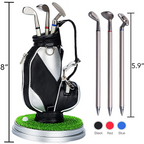 Golf Pen Holder with 3 Pens – Unique Office Desk Decor ⛳✒️