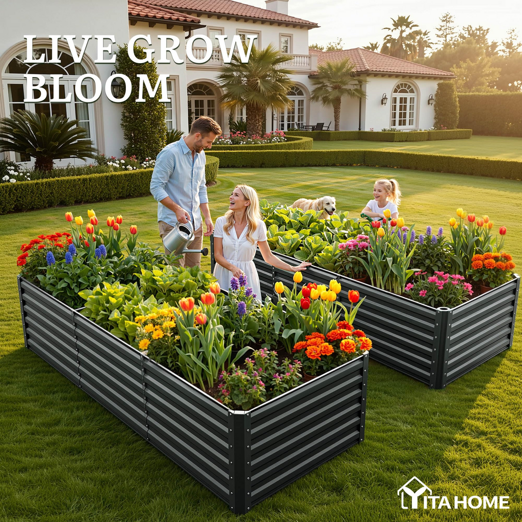 Raised Garden Bed Kit (with Gloves & Tension Bar)   🌱🛠️