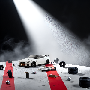 🚗⏰️Sports Car Alarm Clock with LED Display & Realistic Light Effects