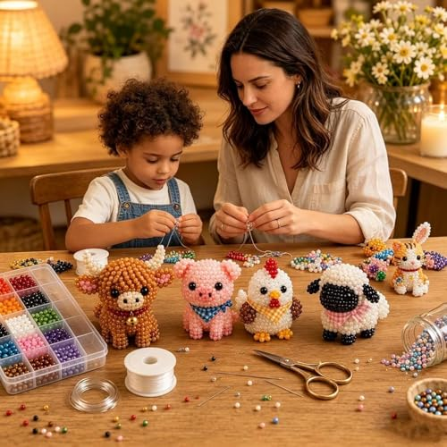 DIY 3D Mini Animal Kit – Beginner-Friendly Craft Set 🧩🐾