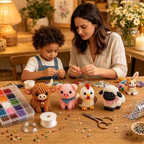 DIY 3D Mini Animal Kit – Beginner-Friendly Craft Set 🧩🐾