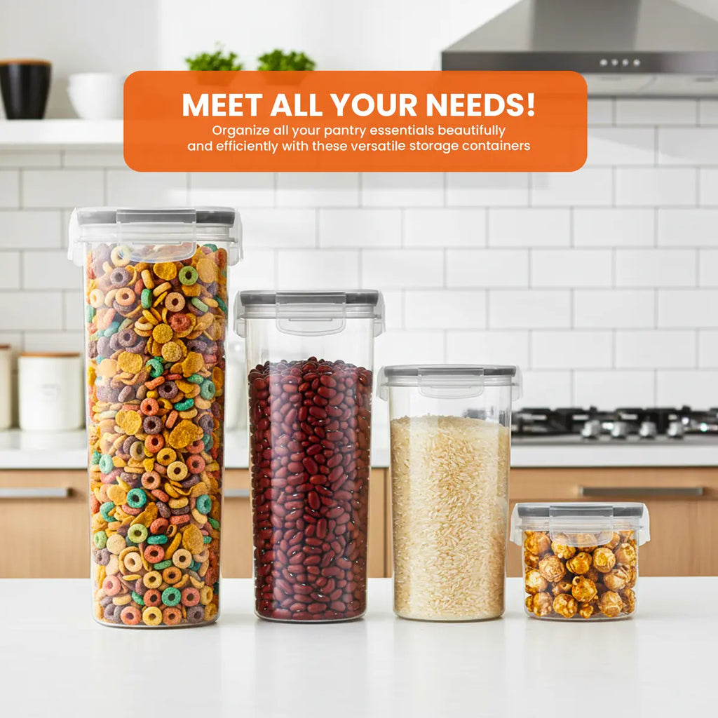 30-Pack Airtight Pantry Containers – Stackable Food Storage Set 🥫🗂️