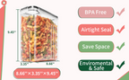 30-Pack Airtight Pantry Containers – Stackable Food Storage Set 🥫🗂️
