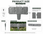 Imitation Stone Garden Edging – Flexible & Tool-Free 🌿🪨