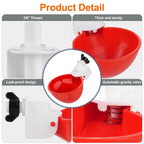 35& 50 pcs Automatic Poultry Waterer Cups – Gravity-Fed, Leak-Proof 🐔💧