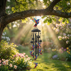 Vintage Aluminum Wind Chimes – Soothing Melodies, Weather-Resistant 🎐🌿