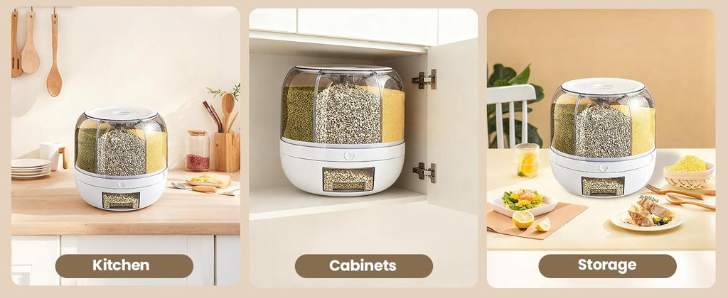 🌾Summer limited-time offer: Buy one, get one free🌾Grain Storage Container Dispenser