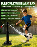 Solo Soccer Trainer with Suction Cup – Practice Anytime, Anywhere ⚽🔥