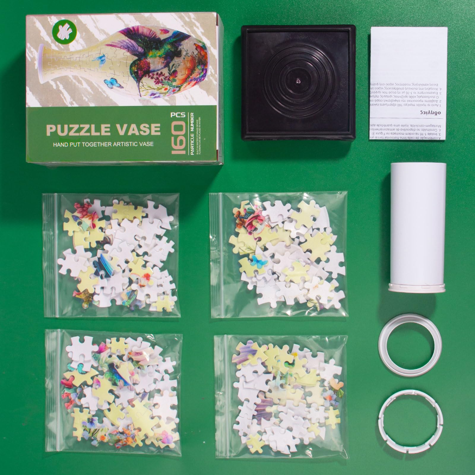 3D Puzzle Vase – Build-It-Yourself Acrylic Flower Vase 🧩🏺