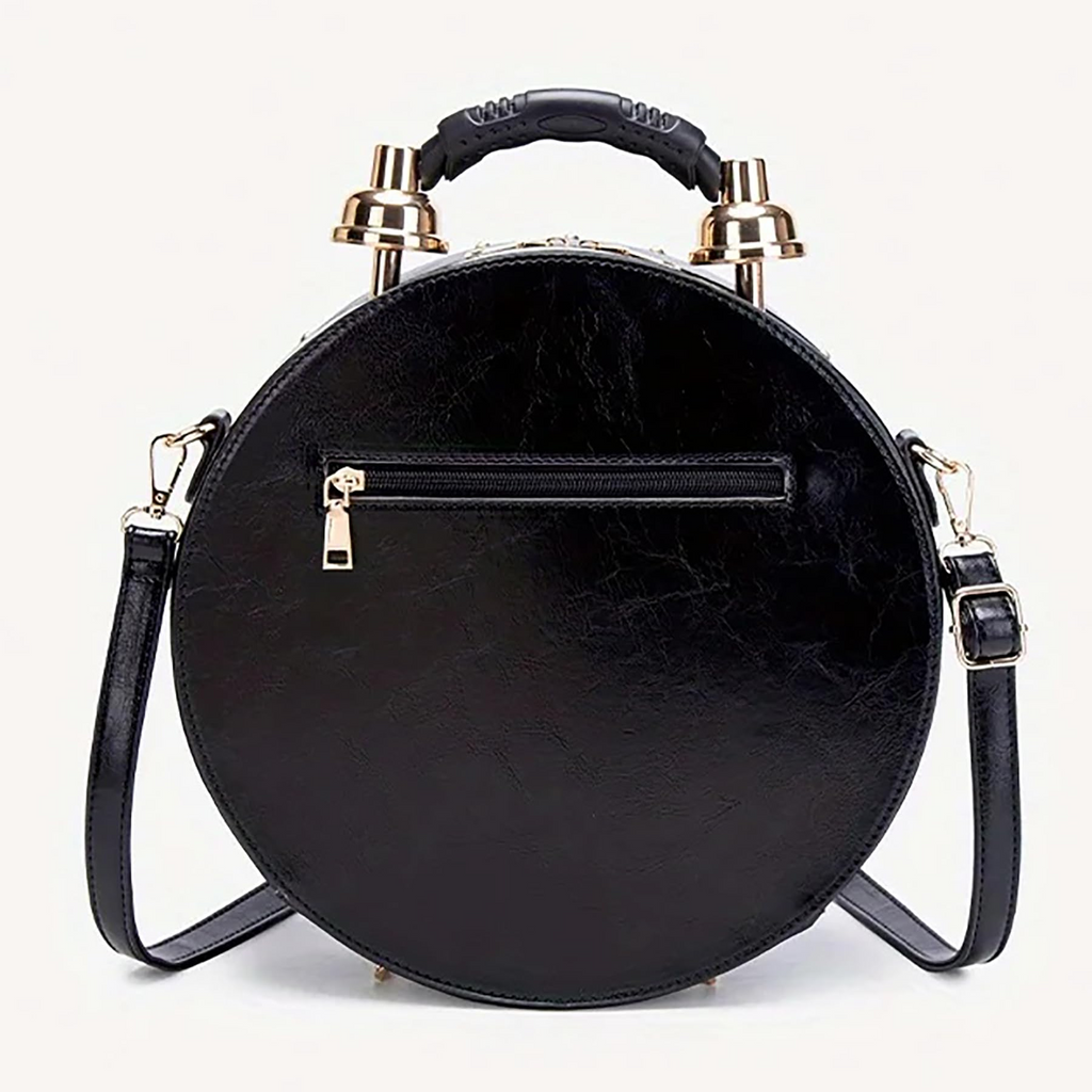 Steampunk Clock Crossbody Purse – Retro Vintage Shoulder Bag