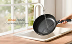 Summer Deal: 12-Piece Nonstick Pots & Pans Set with Detachable Handle - Induction, Oven & Dishwasher Safe