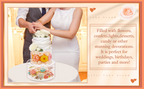 Set of 3 Acrylic Cake Stands – Stackable &Fillable 🍰✨