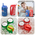 Silicone Soda Can Covers – 6-Pack with Straws 🥤✨