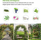 7.9ft Metal Pergola Arch – Freestyle Garden Trellis for Climbing Plants, Wedding & Outdoor Decor