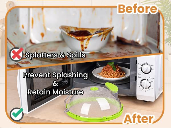 Gracenal Microwave Splatter Cover – Cleaner, Faster, Smarter Heating 🍲✨
