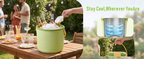 2-in-1 Ice Maker & Storage Bucket – Makes 40 Cubes, Insulated & Portable 🧊🪣