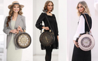 Steampunk Clock Crossbody Purse – Retro Vintage Shoulder Bag